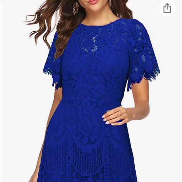 MSLG Dresses & Skirts - Royal blue cocktail dress Size M NWT💜